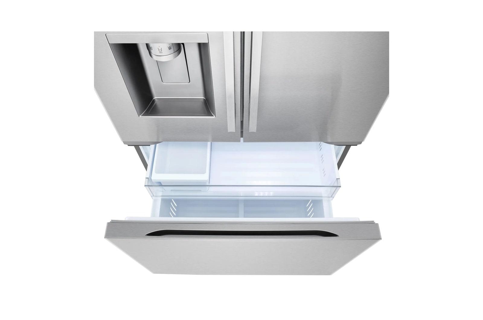 Lg LF24Z6330S 24 Cu. Ft. Counter-Depth Max&#8482; With Zero Clearance&#8482; 3-Door French Door Refrigerator