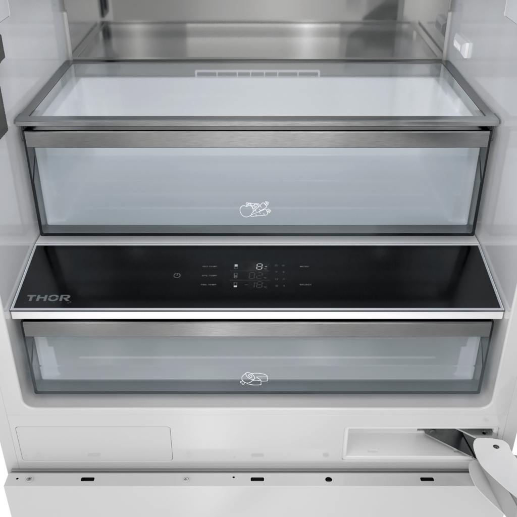 Thor Kitchen XRF3016BBP Thor Kitchen 30-Inch Built-In Panel-Ready Bottom Mount Refrigerator - Xrf3016Bbp