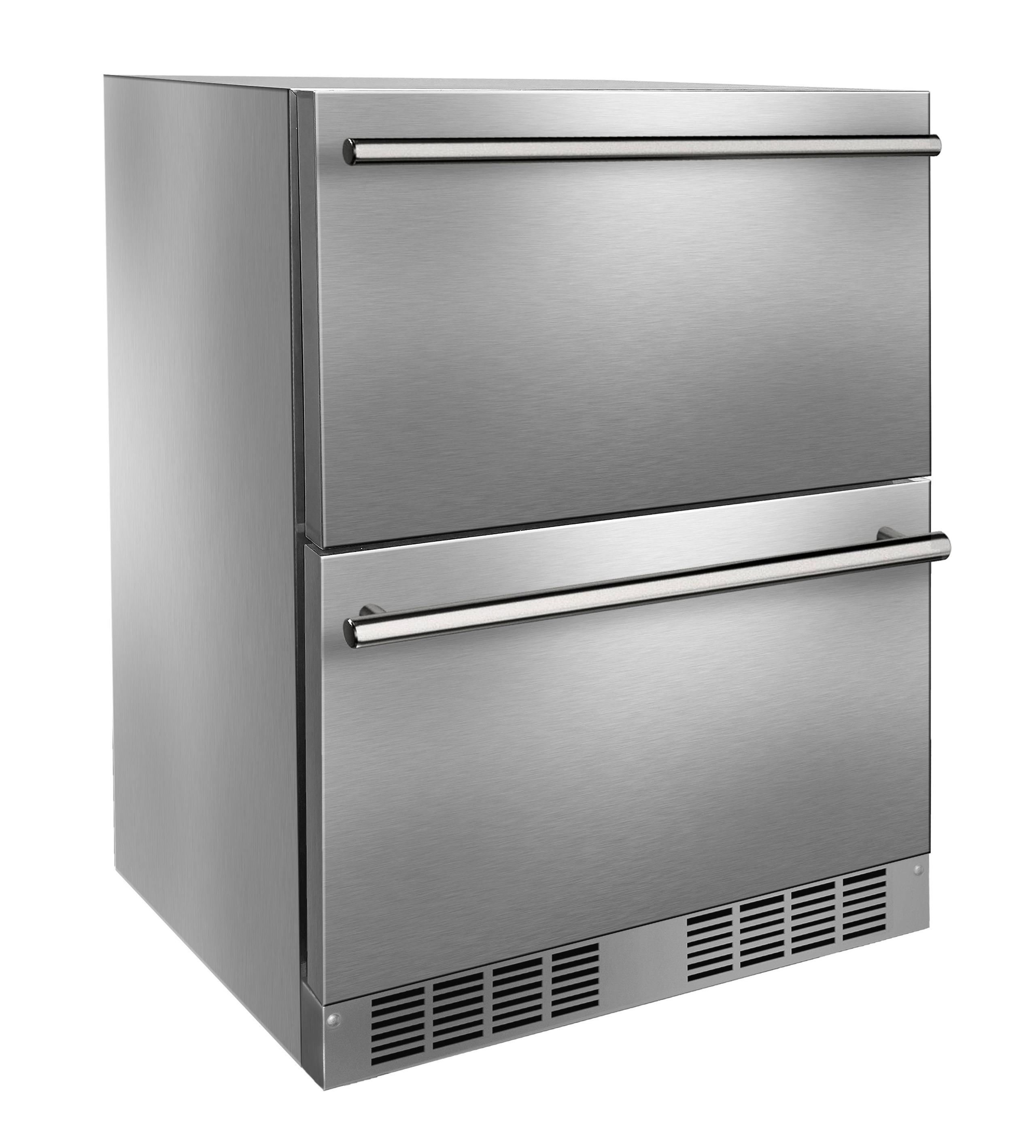 Marvel MRDR224SS71A 24 Inch Refrigerated Drawers With Door Style - Stainless Steel
