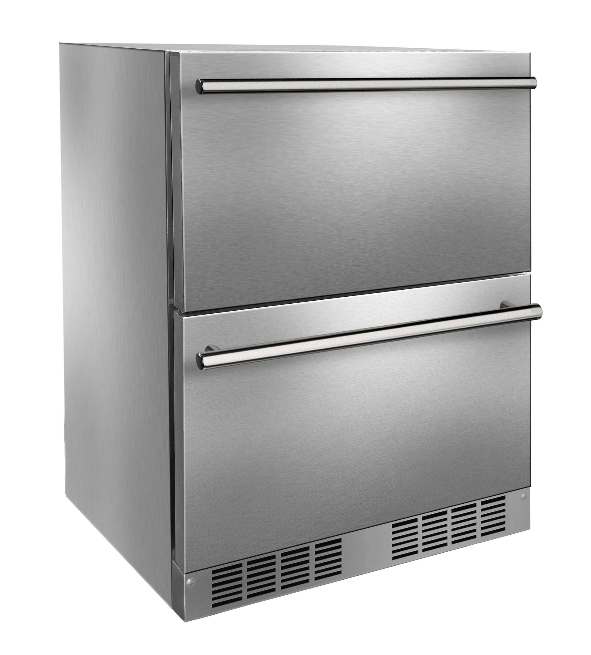Marvel MRDR224SS71A 24 Inch Refrigerated Drawers With Door Style - Stainless Steel