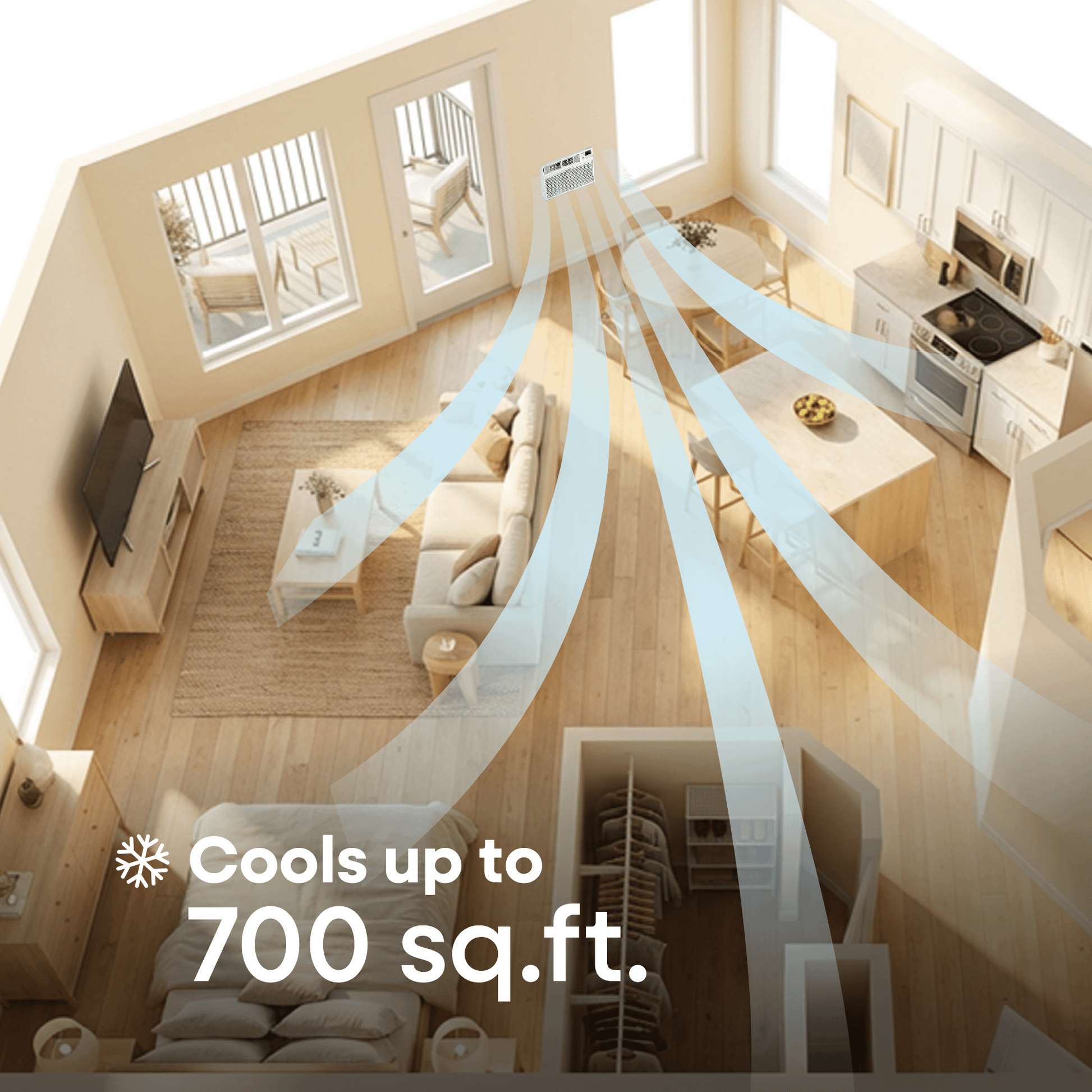 Element Appliance ETTW14EV Element Through-The-Wall 14,000 Btu 230V Air Conditioner - White (Ettw14Ev)