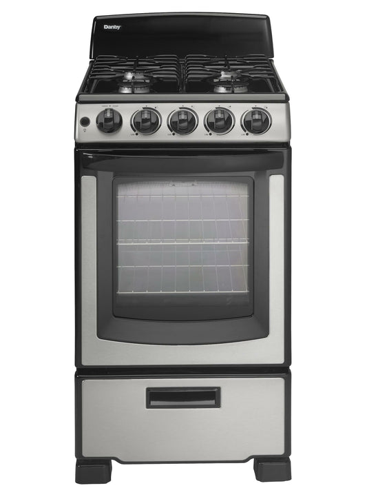 Danby DR203BSSGLP Danby 20" Wide Gas Range In Stainless Steel