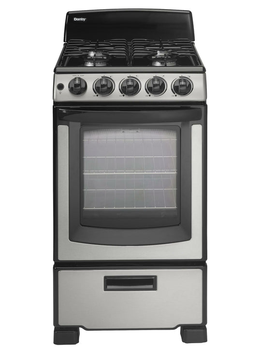 Danby DR203BSSGLP Danby 20" Wide Gas Range In Stainless Steel