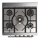 Ilve UM30NR3EGBLP Ilve Um30Nr3Egblp Majestic Iii 30 Inch Dual Fuel Range With 5 Black Brass Burners, Dual Function Burner Up To 25,000 Btu (Liquid Propane, Triple Glass Door, Emerald Green, Burnished)