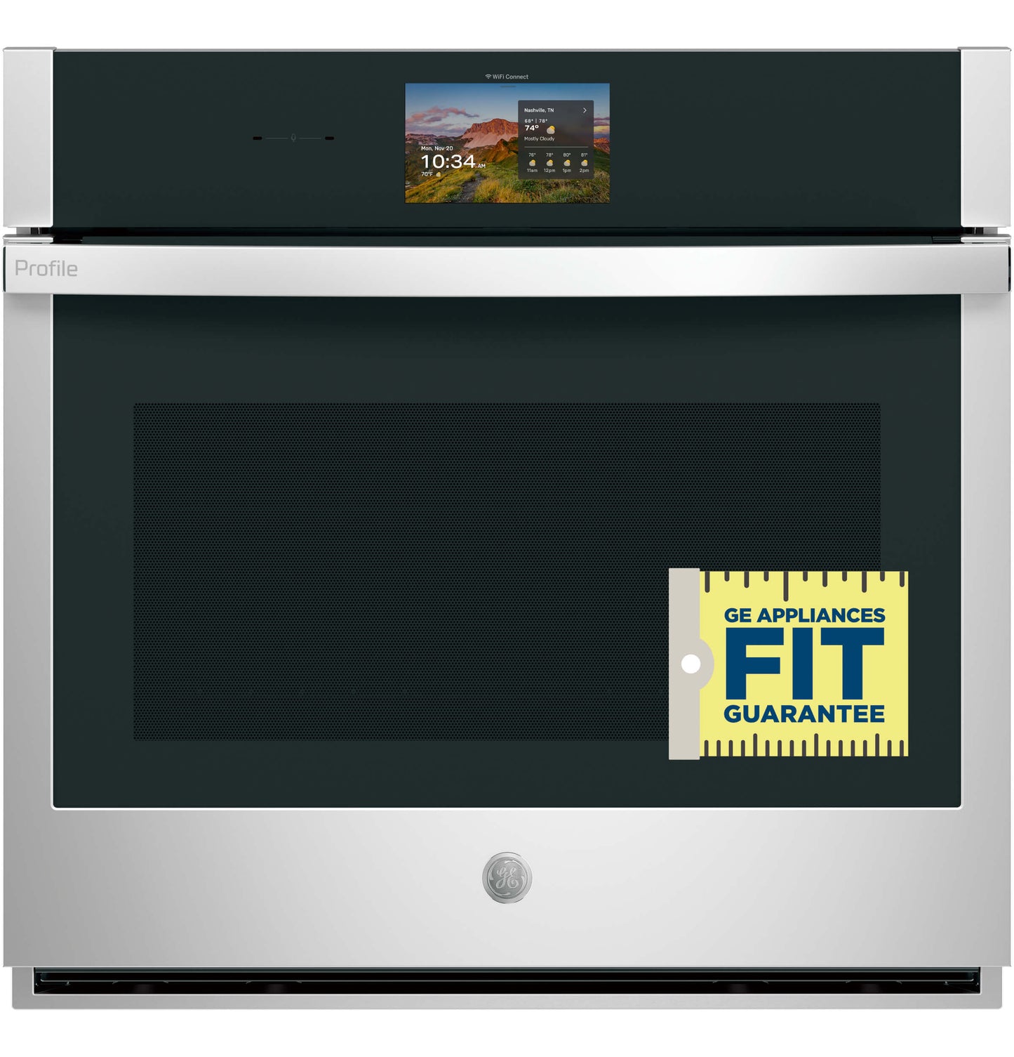 Ge Appliances PTS9000SZSS Ge Profile™ 30" Smart Built-In Convection Single Wall Oven With In-Oven Camera And No Preheat Air Fry