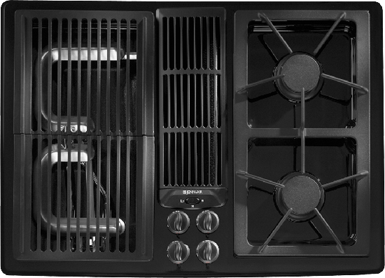 Jennair JGD8130ADB Designer Line Modular Gas Downdraft Cooktop, 30"