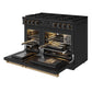 Thor Kitchen ARG48BBRZ 48 Inch Contemporary Professional Liquid Propane Range In Black/Bronze