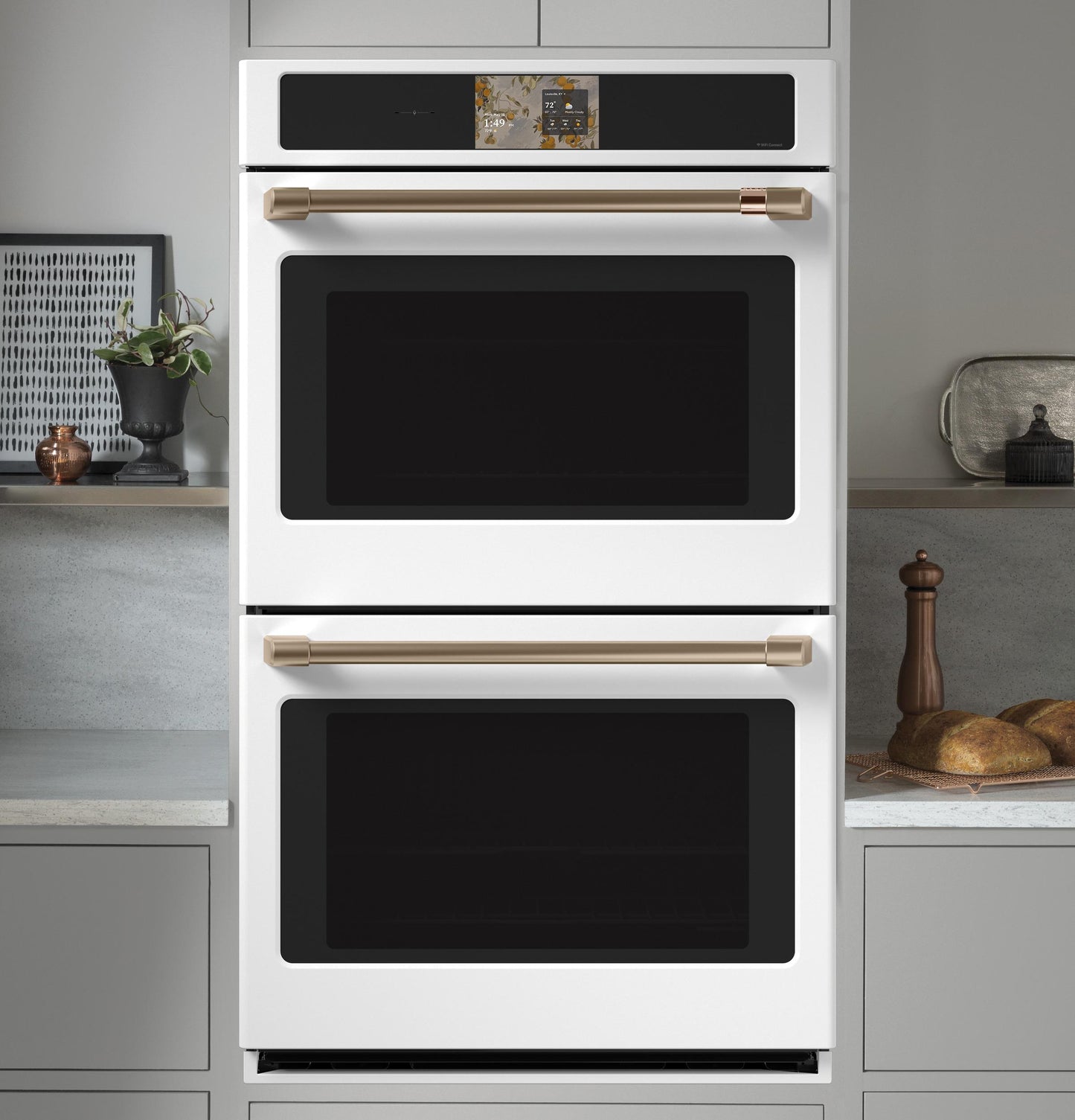 Cafe CTD90DP4ZW2 Café™ Professional Series 30" Smart Built-In Convection Double Wall Oven