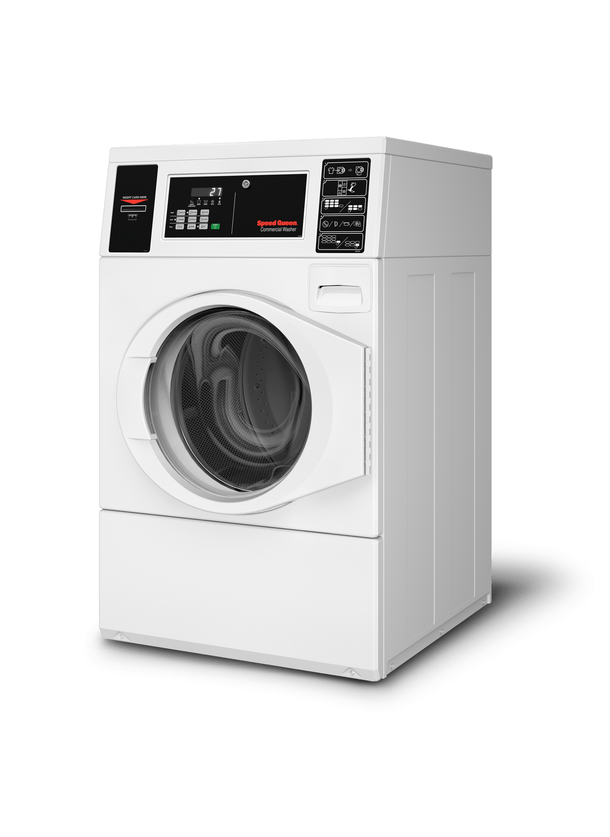 Speed Queen SFNNYASP118TW01 Commercial Front Load Washer Prep For Card