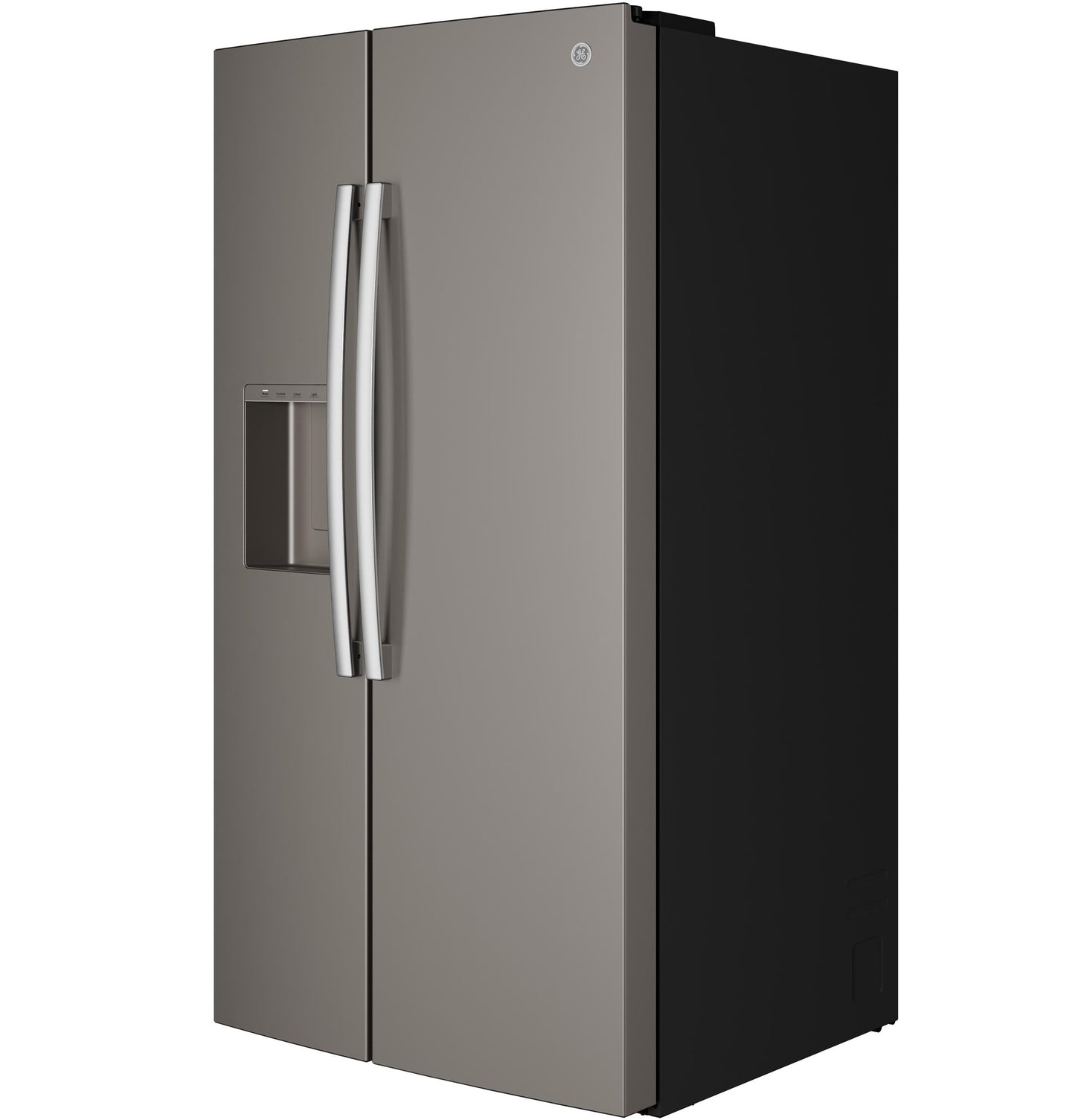 Ge Appliances GSS28NMYES Ge® 27.9 Cu. Ft. Side-By-Side Refrigerator With Extra Tall Dispenser And In-Door Icemaker
