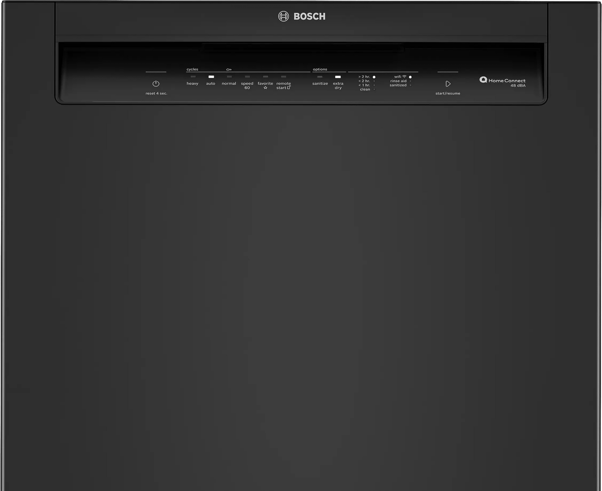 Bosch SHE43DM6N 300 Recessed Handle, 48 Dba, Standard 3Rd Rack, Puredry - Bl