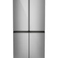 Cafe CHE23DM5WS5 Café™ Energy Star® 22.9 Cu. Ft. Smart Counter-Depth Quad-Door Refrigerator In Platinum Glass With Dual-Dispense Autofill Pitcher