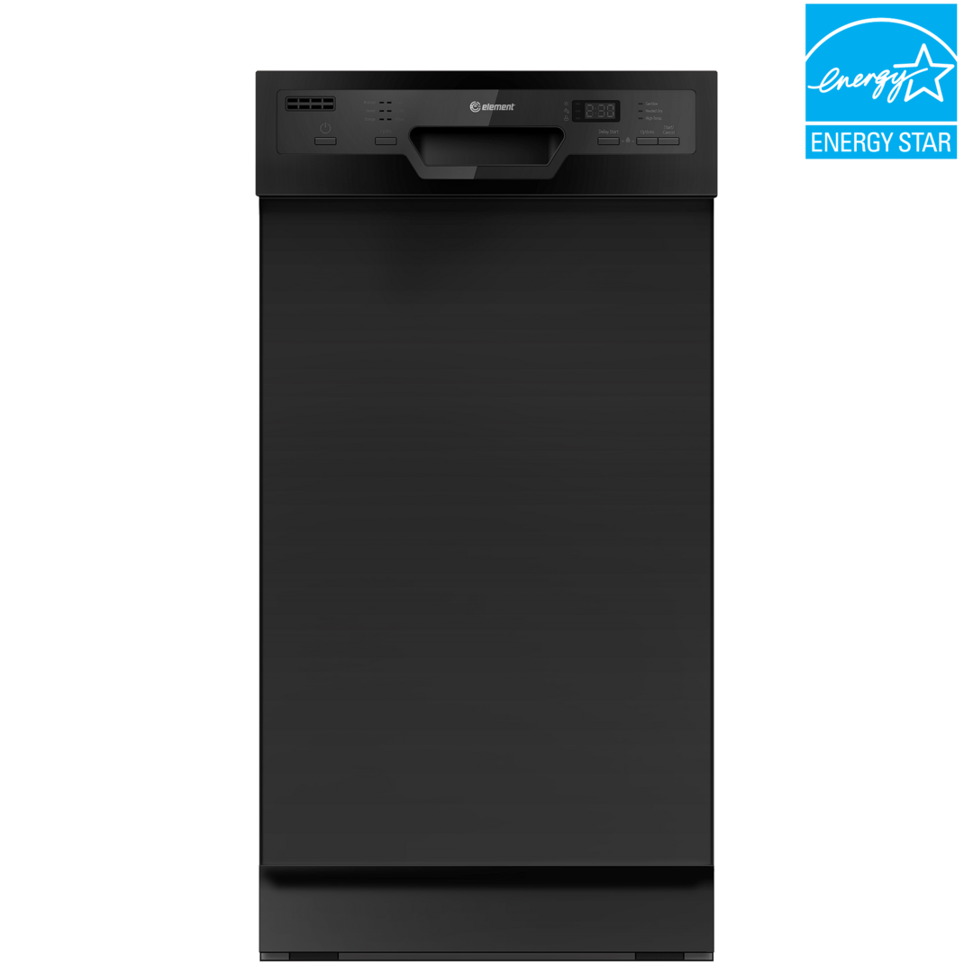Element Appliance ENB6631PEBB Element 18" Front Control Built-In Dishwasher - Black (Enb6631Pebb)