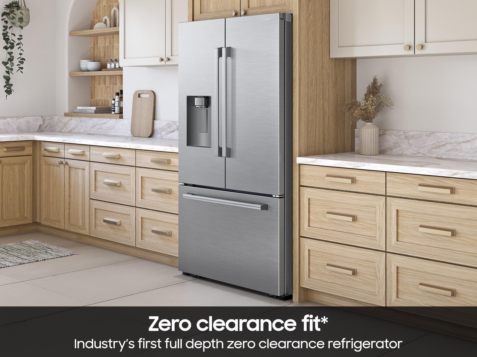Samsung RF70H30HER Bespoke Ai 3-Door French Door Zero Clearance Fit Dual Auto Ice Maker 29 Cu. Ft.
