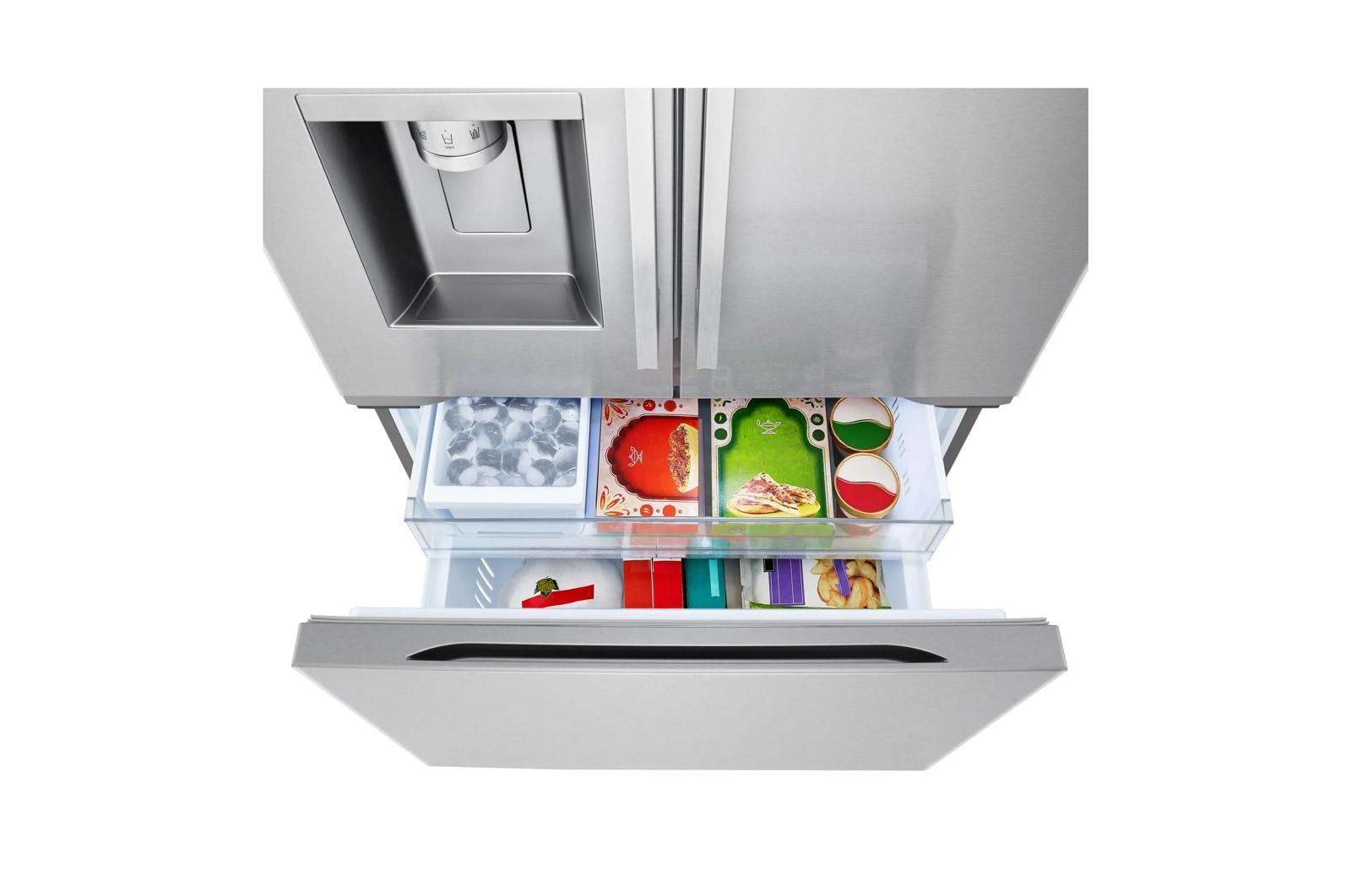 Lg LF24Z6530S Lg Counter-Depth Max™ With Zero Clearance™ 3-Door French Door Refrigerator With Thin Door Design