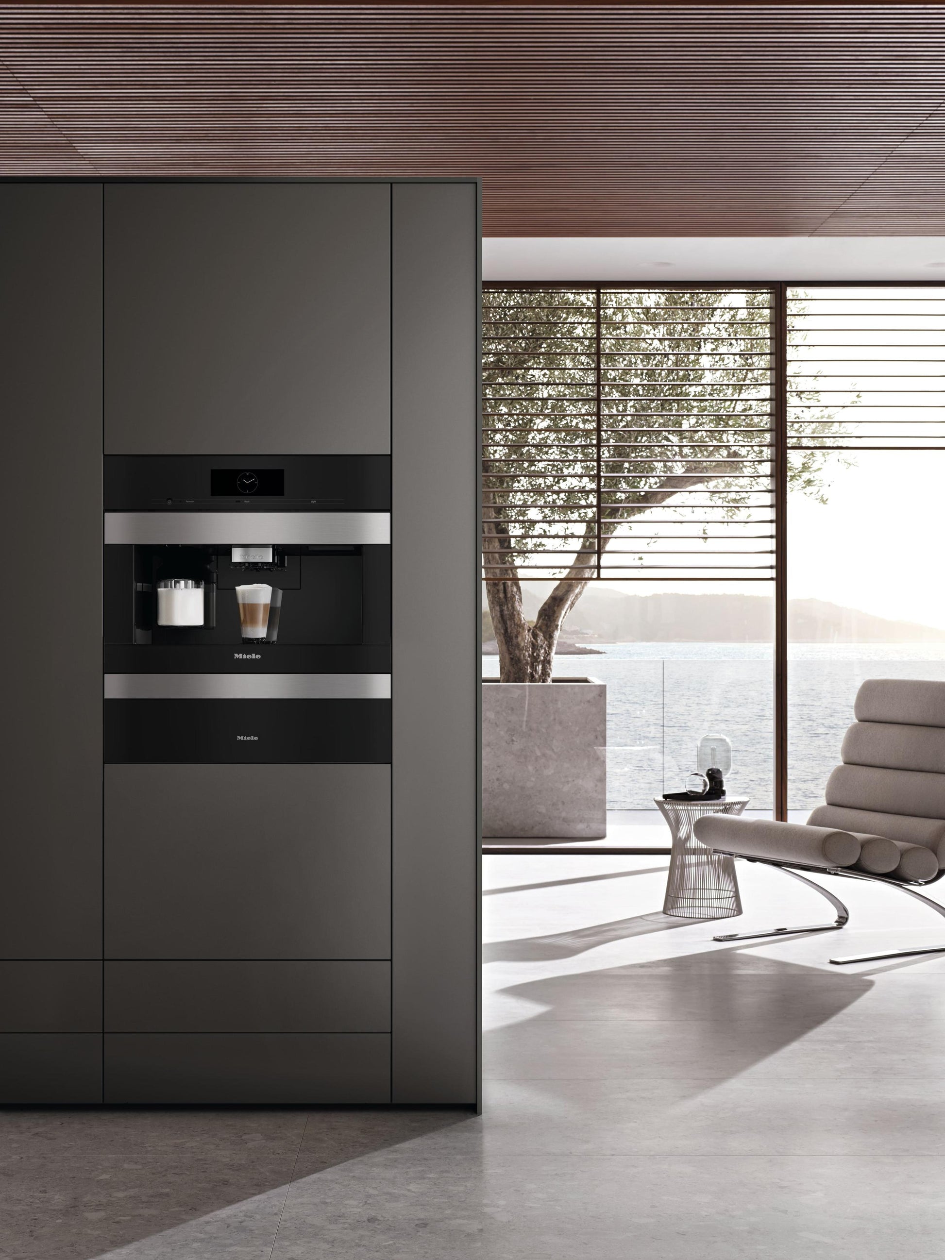 Miele CVA7875CTS Cva 7875 Clean Touch Steel - Built-In Coffee Machine With Directwater Perfectly Combinable Design With Coffeeselect + Autodescale For Highest Demands.
