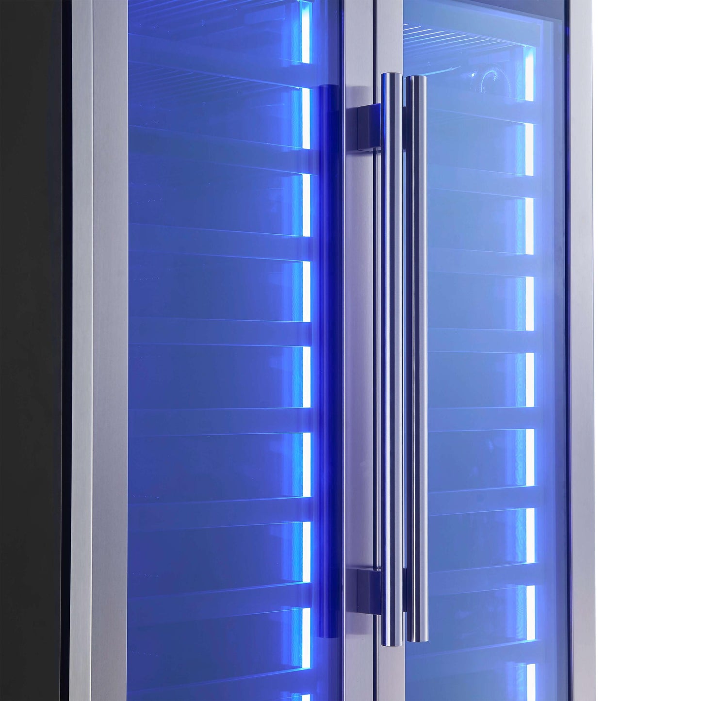 Forno FWCDR663532S Forno Campania 32-Inch Wine Cooler, Stainless Steel, Dual Wine Zones, Two Beverage Drawers, 17.7 Cu.Ft
