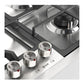 Ilve UHCPMT95FSSLP Ilve Uhcpmt95Fsslp Panoramagic 36 Inch Built-In Gas Cooktop With 5 Burners, In Stainless Steel (Liquid Propane, 5 Sealed Burners + Griddle)
