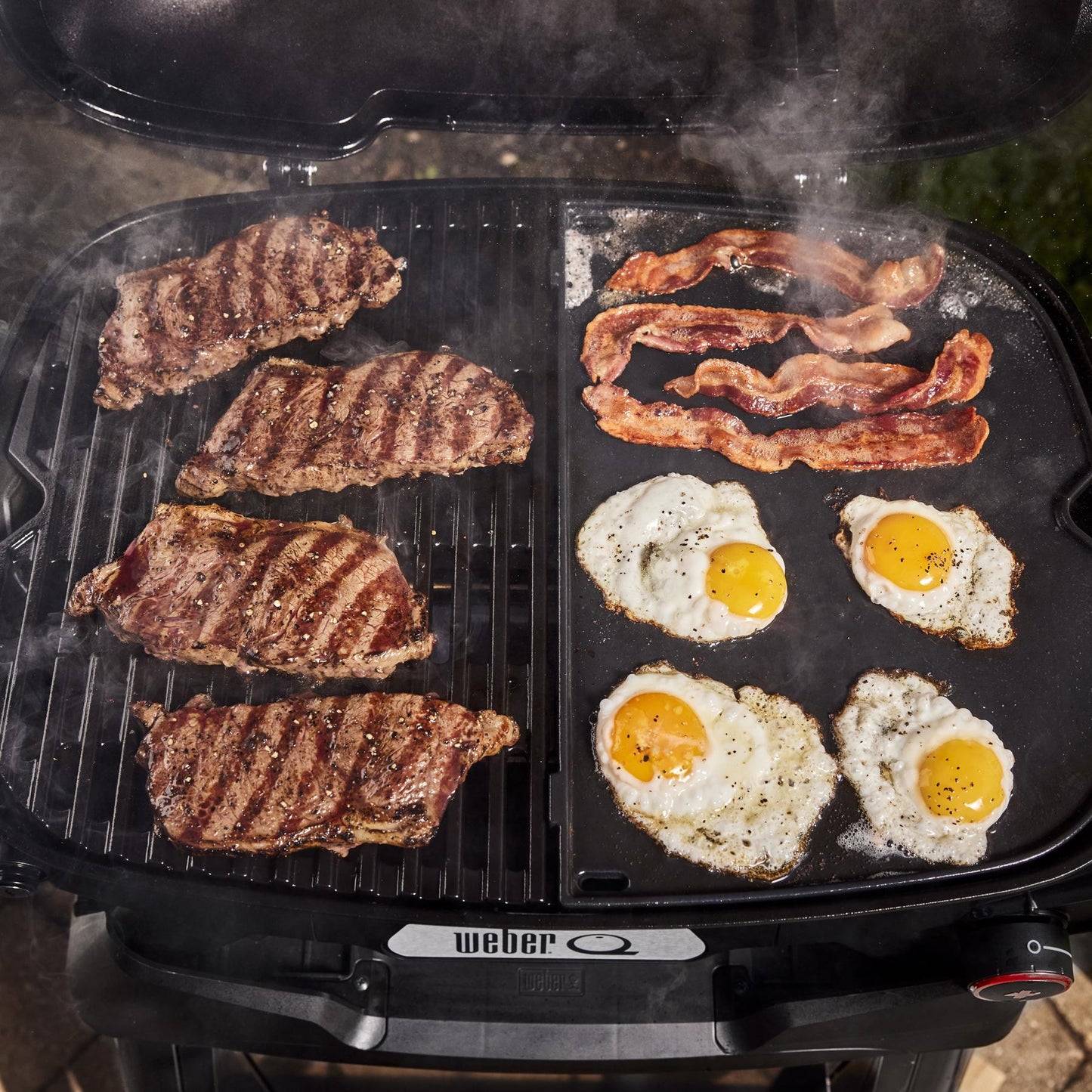 Weber 1500392 Q 2800N+ Gas Grill With Stand (Liquid Propane) - Smoke Grey