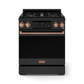 Thor Kitchen RSG30BRSG 30 Inch Professional Gas Range With Tilt Panel Touch Control In Matte Black/Rose Gold Gordon Ramsay Series - Rsg30B-Rsg