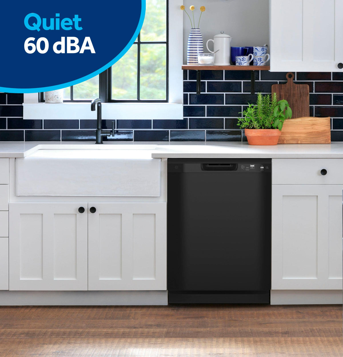 Ge Appliances GDF450PGZBB Ge® Dishwasher With Front Controls