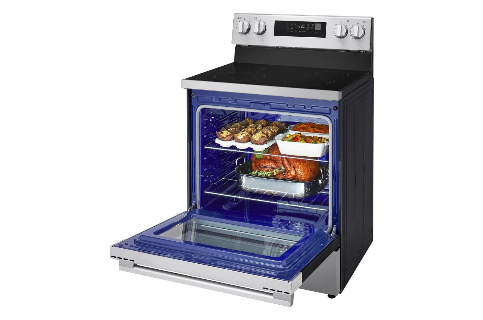 Lg LREN6321VE 6.3 Cu. Ft. Smart Wi-Fi Enabled Electric Range With Air Fry & Easyclean®