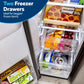 Ge Appliances GSS28PYYFS Ge® 27.7 Cu. Ft. Side-By-Side Refrigerator With Led Light Walls And Extra Tall Dispenser