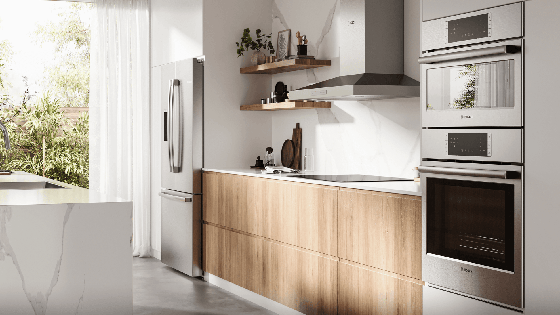 Bosch NIT5063UC 500 Series, Induction Hob, 30'', Surface Mount Without Frame