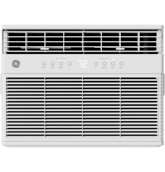 Ge Appliances AWGP08WWF Ge® 8,000 Btu Smart Heat/Cool With Heat Pump Electronic Window Air Conditioner For Medium Rooms Up To 350 Sq. Ft.