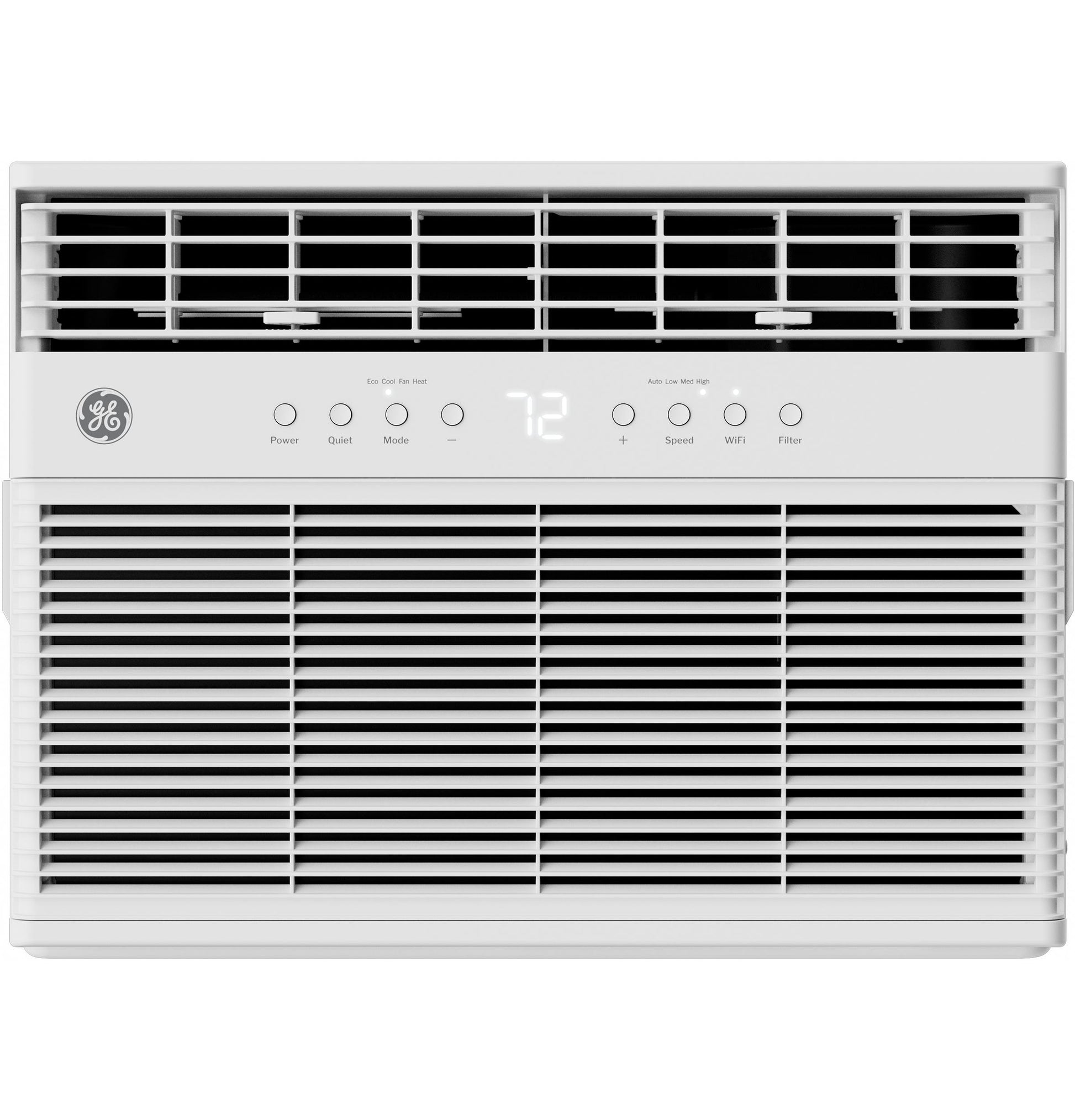 Ge Appliances AWGP12WWF Ge® 11,000 Btu Smart Heat/Cool With Heat Pump Electronic Window Air Conditioner For Large Rooms Up To 550 Sq. Ft.