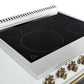 Forno FFSEL601130WHT Forno Paolo 30-Inch Freestanding Electric Range, White, 4.38 Cu.Ft, True Convection Oven, Energy Efficient