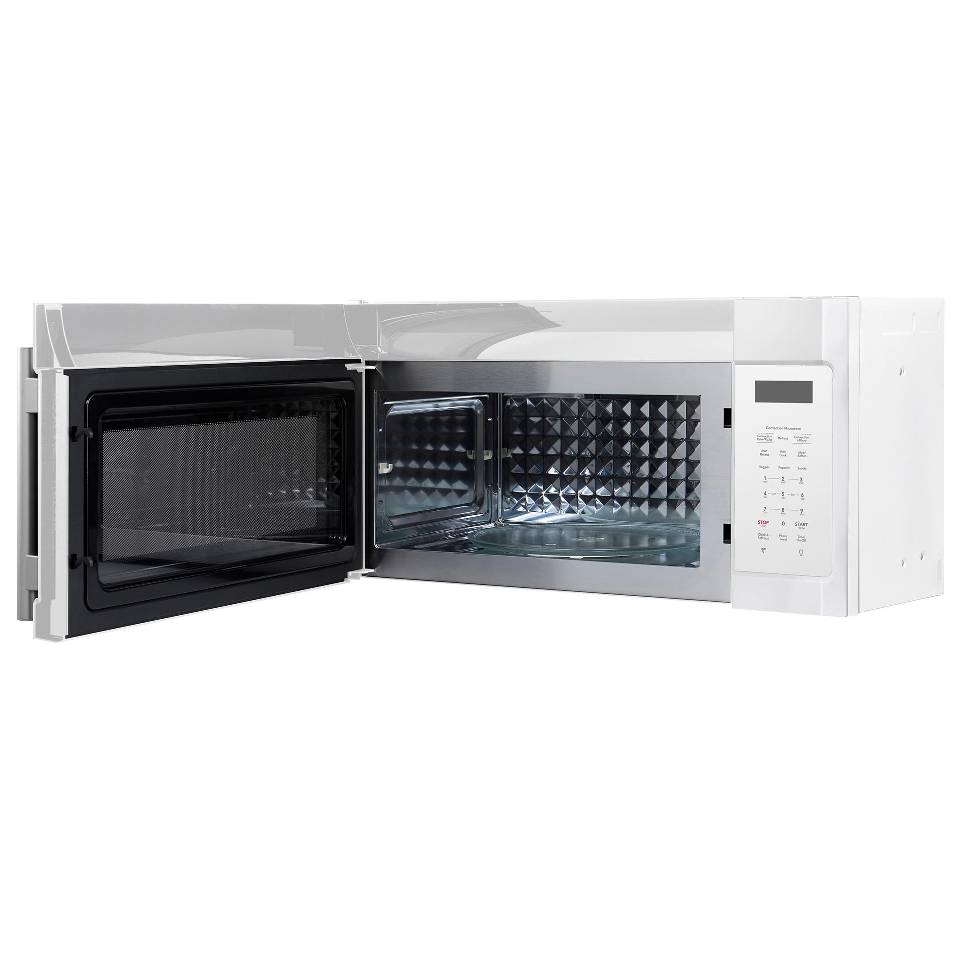 Forno FOTR303830WHT Forno Fornace 30-Inch Over The Range Convection Microwave, White - 1.5 Cu.Ft, 300 Cfm Vent, Touch Control, Led Light