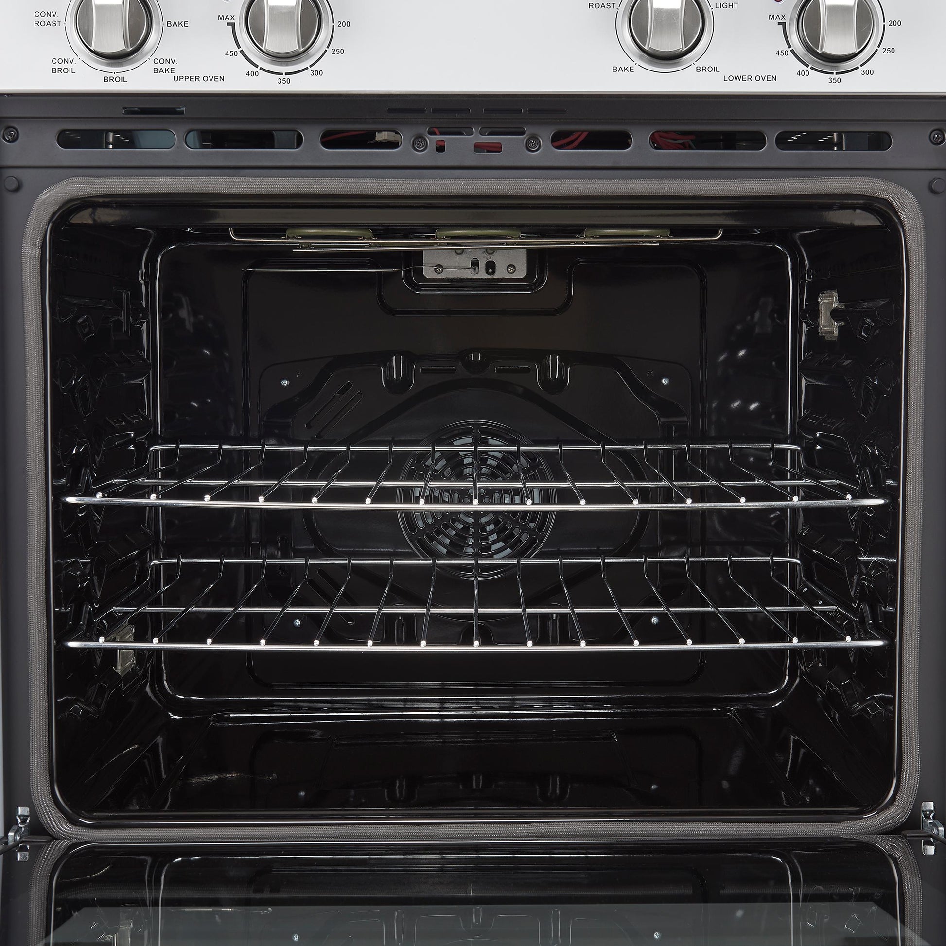 Forno FBOEL132430WHT Forno Vomero 30-Inch Double Wall Oven, White, 10 Cu.Ft Total Capacity, 7100W Convection, Mechanical Controls, Manuel Steam Clean