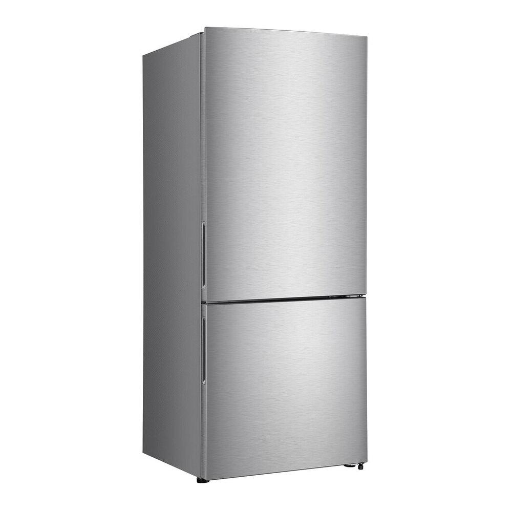 Verona VEFBF2814RSL Verona Vefbf2814Rsl 28 Inch Bottom Freezer Refrigerator With 14.8 Cu. Ft. Total Capacity, Recessed Handle, Reversible Doors, Ice Maker, Energy Star