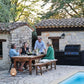 Napoleon Bbq ODK301BIG32RBNMK1 Oasis 301 Outdoor Kitchen, Built-In 700 Series 32 With Soft Close Doors , Natural Gas, Matte/Matt Black