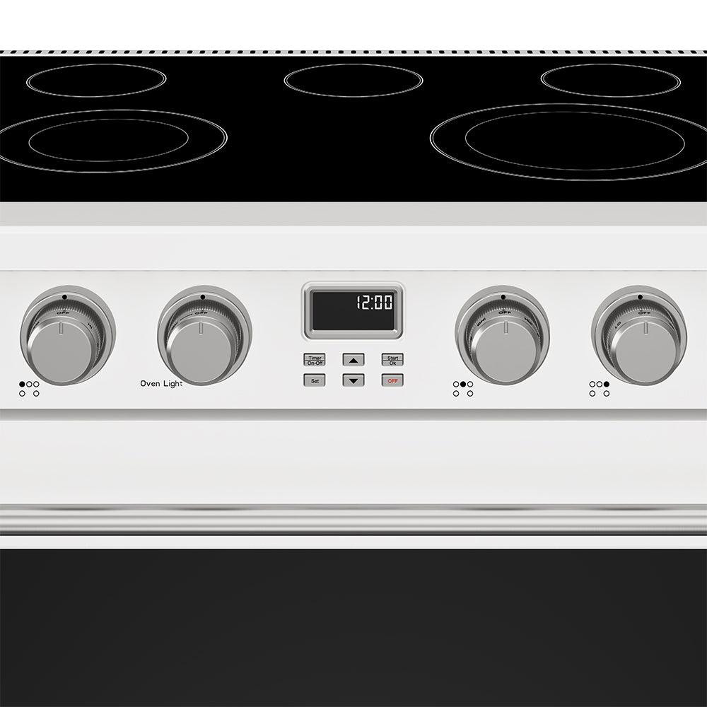 Thor Kitchen ARE36W 36 Inch Electric Range In White - Contemporary Professional