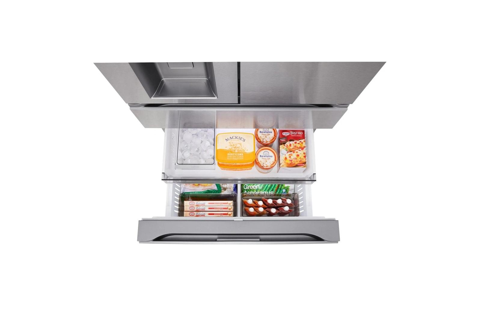 Lg LF29S9730S 29 Cu. Ft. Standard-Depth Max&#8482; 4-Door French Door Refrigerator With Mini Craft Ice&#8482; And Full-Convert Drawer&#8482;
