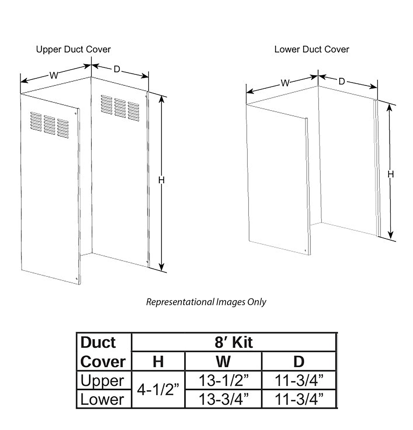 Cafe CX8DC9SPWM Duct Cover Extension