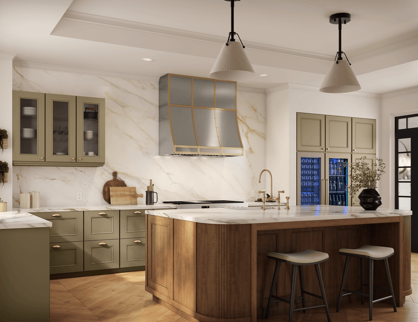 Zephyr BKDC13618ASG Duct Cover Banding Kit, 36In X 18In, Satin Gold