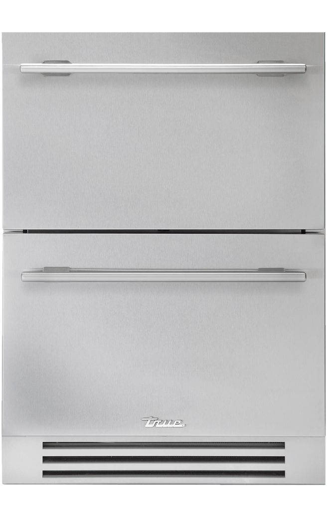 True Caliber TUR24DSSC 24 Inch Undercounter Refrigerator Drawer - Door: Solid Stainless - Stainless Steel Finish, Stainless Steel Hardware