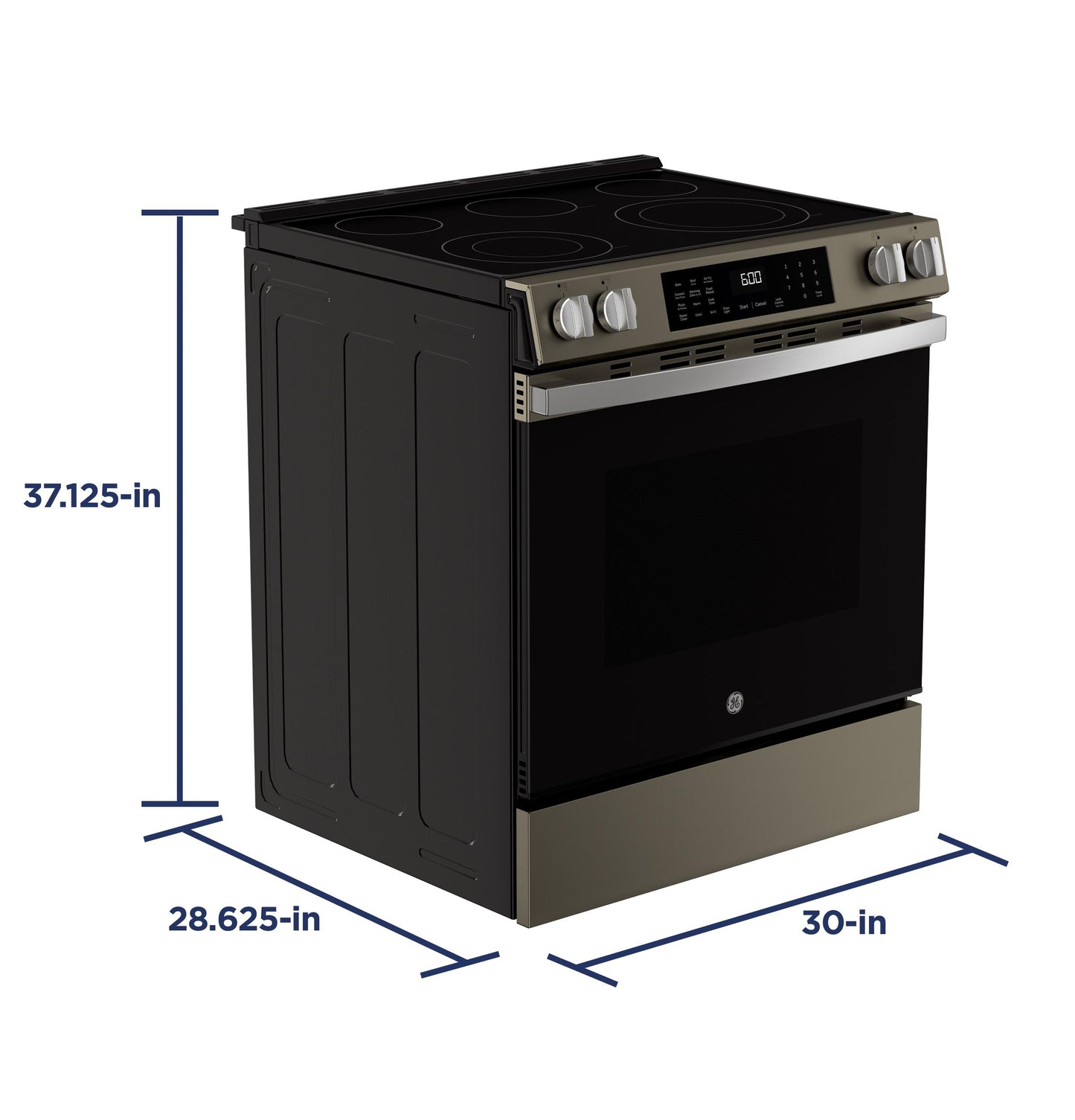 Ge Appliances GRS600AVES Ge® 30" Slide-In Electric Convection Range With No Preheat Air Fry And Easywash™ Oven Tray