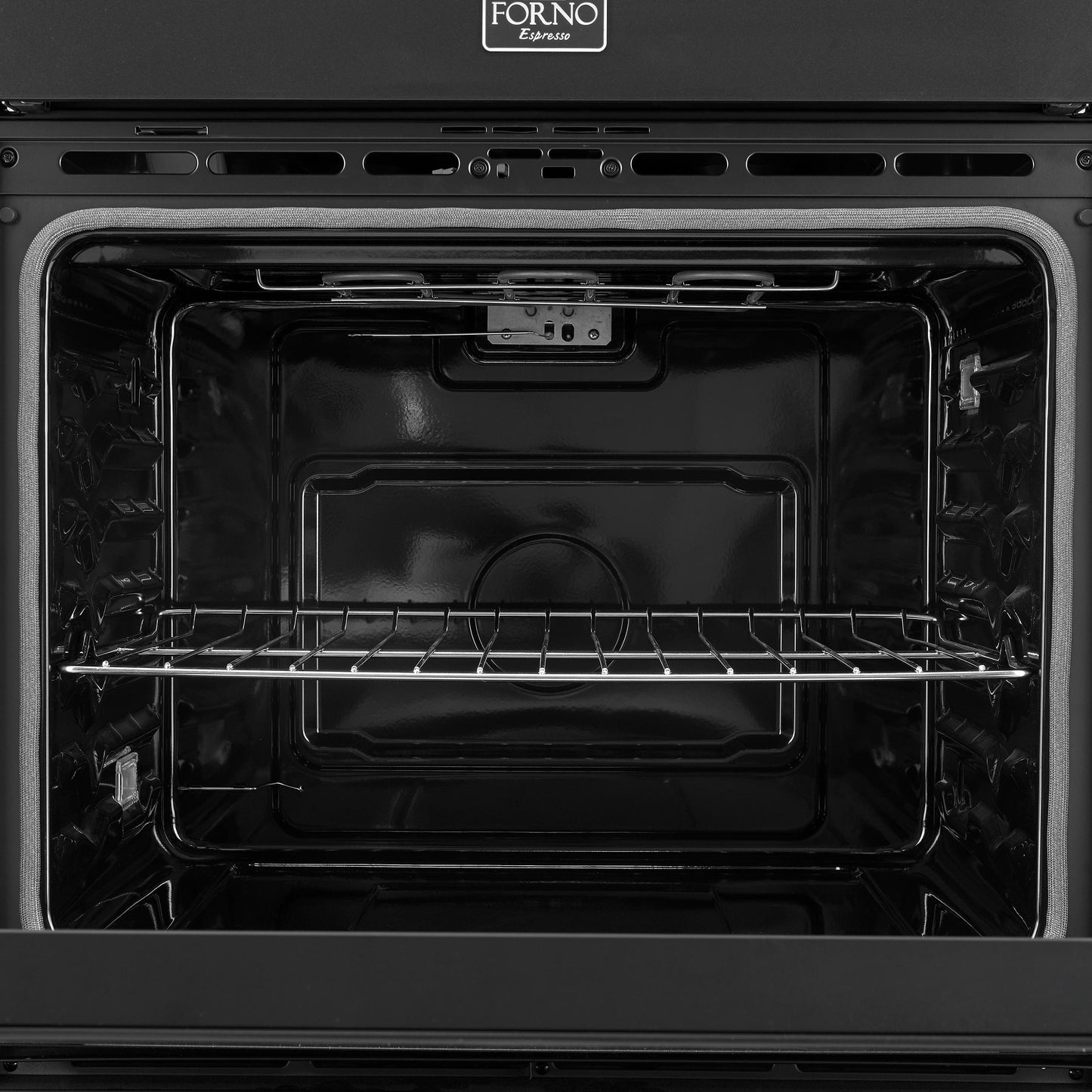 Forno FBOEL132430BLK Forno Vomero 30-Inch Double Wall Oven, Black, 10 Cu.Ft Total Capacity, 7100W Convection, Mechanical Controls, Manuel Steam Clean