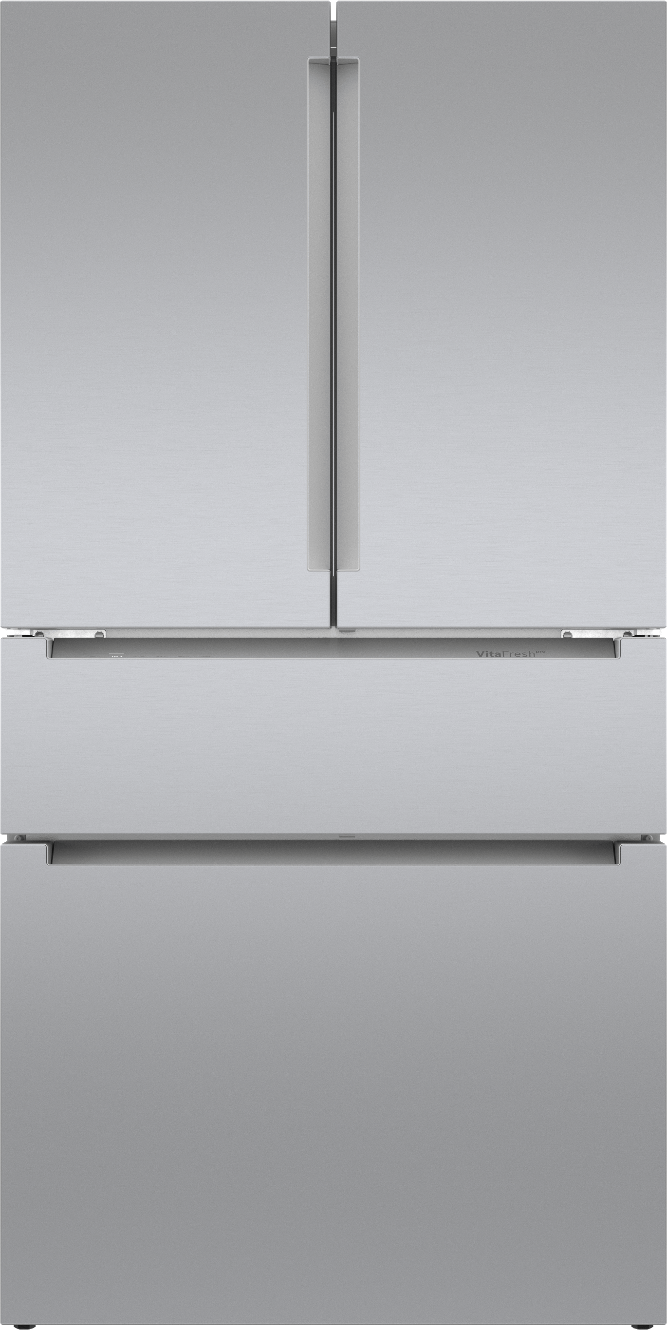 Bosch B36CL84ENS 800 Series, French Door Bottom Freezer, Multi Door, 36'', Brushed Steel (With Anti-Fingerprint)
