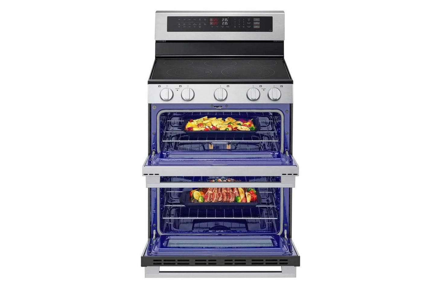 Lg LDEL7324YE 7.3 Cu. Ft. Smart Electric Double Oven Freestanding Range With Probake Convection®, Air Fry & Air Sous Vide