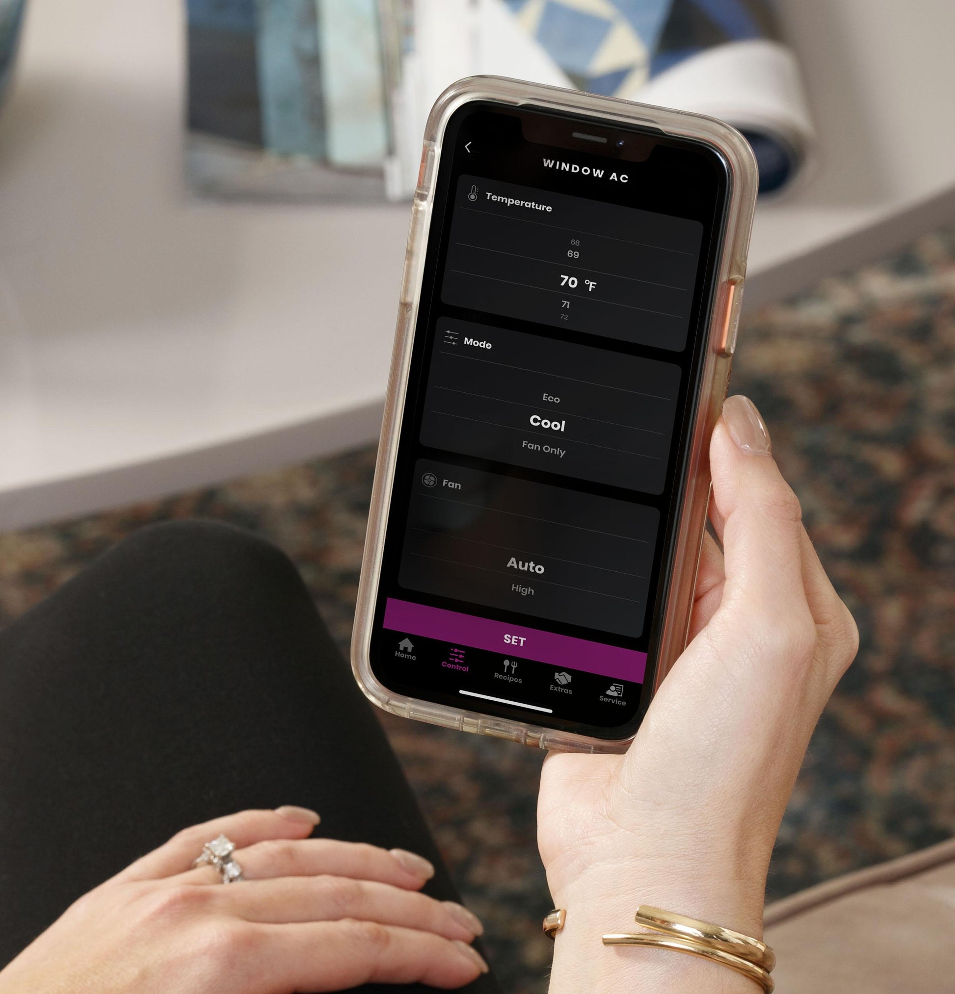 Ge Appliances AHEK12AC Ge® Energy Star® 12,000 Btu Smart Electronic Window Air Conditioner For Large Rooms Up To 550 Sq. Ft.