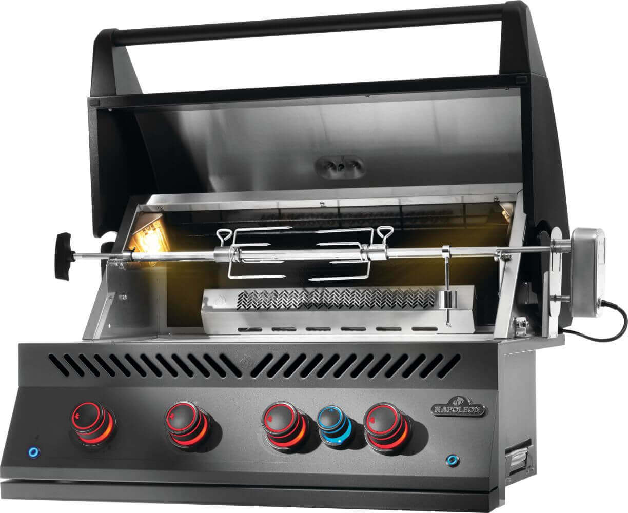 Napoleon Bbq BIG32RBNMK1 Built-In 700 Series 32 With Infrared Rear Burner , Natural Gas, Matte/Matt Black