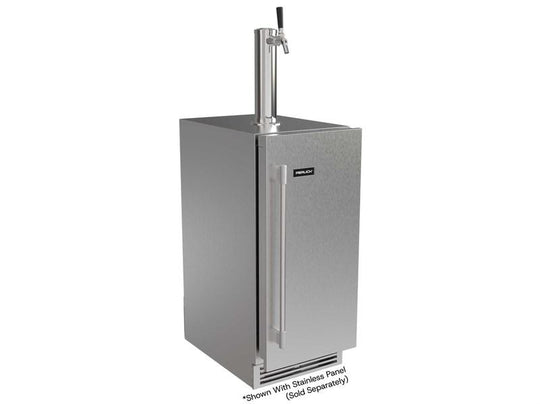 Perlick G5BD15SL G5 Luxe 15"Premium Beverage Dispenser, Solid Door- Factory Right (Adjustable) Hinge - Indoor/Outdoor Rated