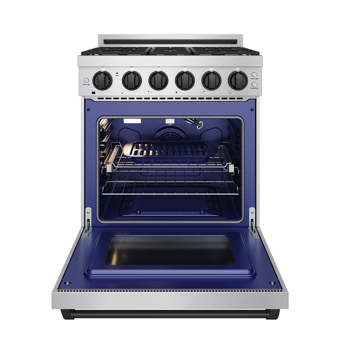 Thor Kitchen RSG30PBLK 30 Inch Professional Gas With Precision Knob Control In Stainless Steel/Black