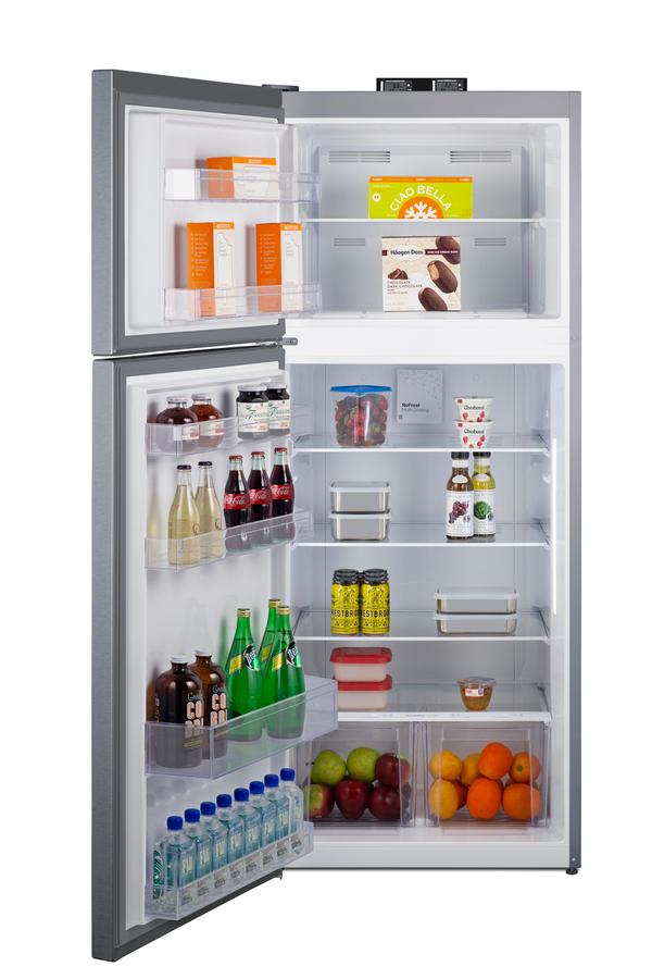 Summit BKRF15SSLHD 28" Wide Top-Mount Refrigerator-Freezer With Nist-Calibrated Thermometers
