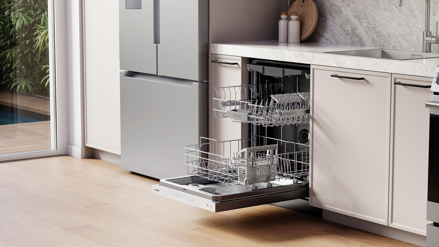 Bosch SHP53EM5N 300 Series, Built-Under Dishwasher, 24'', Brushed Steel Anti-Fingerprint
